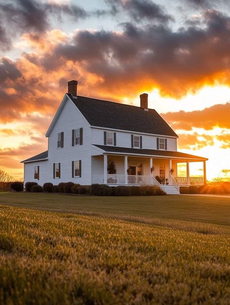 Farmhouse Architecture Design, 1800s House Exterior, 1800s Farmhouse Exterior, 1800s House, Farmhouse Architecture, American Farmhouse, Exterior Ideas, Farmhouse Exterior, Random House