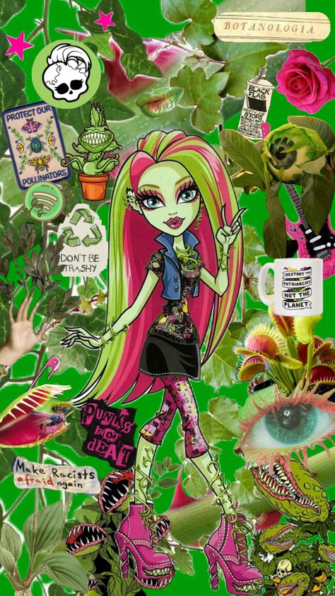 #venusmcflytrap #monsterhigh #monsterhighgen1 #ecopunk Venus Fly Trap Monster High, Venus Fly Trap Monster, Fly Trap, Venus Fly Trap, Fly Traps, Monster High Dolls, Art Block, Monster High, Halloween