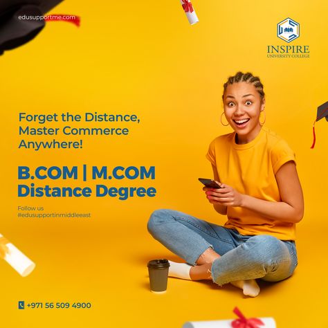 We offer flexible Bcom and Mcom programs that empower you to pursue your education, no matter where you are. With our innovative online platform and expert faculty, you can forget the distance and master commerce anywhere!🤩🎉 ✅To Apply 📞contact us at +971 56 509 4900 #edusupportinmiddleeast . . . #distancelearning #distanceeducation #onlinelearningplatform #onlinebba #distancelearningdubai #mba #degree #pg #bba #distancelearninguae #mbauae #dxb #abudhabi #mydubai #sharjah #mcom #bcom Mba Ads Creative, Creative Post, Online Degree Programs, Mba Degree, Water Branding, Career Coaching, Social Media Advertising Design, Designing Ideas, Distance Education