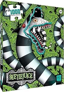 Beetlejuice Sandworm! 1,000 Piece Jigsaw Puzzle, Dimensions 19” x 27”, Featuring The Sandworm from Tim Burton’s Classic Film, Challenging and Engaging Officially Licensed Beetlejuice Merchandise Sandworm Beetlejuice, Sand Worm, Halloween Beetlejuice, Beetlejuice Sandworm, Horror Movie Tattoos, Costume Accessories Diy, Tim Burton Characters, Beetlejuice Halloween, Movie Tattoos