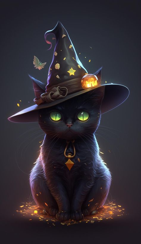 Halloween Imagem, Spooky Halloween Pictures, Happy Halloween Pictures, Witch Pictures, Image Halloween, Halloween Wallpaper Backgrounds, Halloween Wallpaper Cute, Image Chat, Halloween Artwork