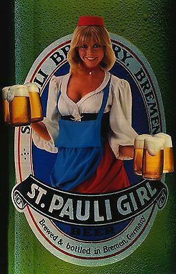 St Pauli Girl, Oktoberfest Woman, Bremen Germany, Beer Prints, Beer Girl, Beer Ad, St Pauli, Oktoberfest Beer, Pin Up Girl Vintage