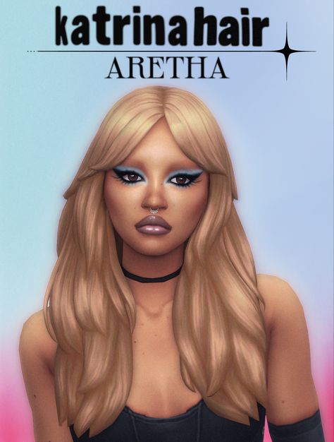 Sims 4 Mm Patreon, Aretha Sims 4 Cc, Sims 4 Cc Patreon Free Hair, Ts4 Hair, Cc Hair, Y2k Hair, Sims 4 Characters, Sims4 Clothes, Sims Hair