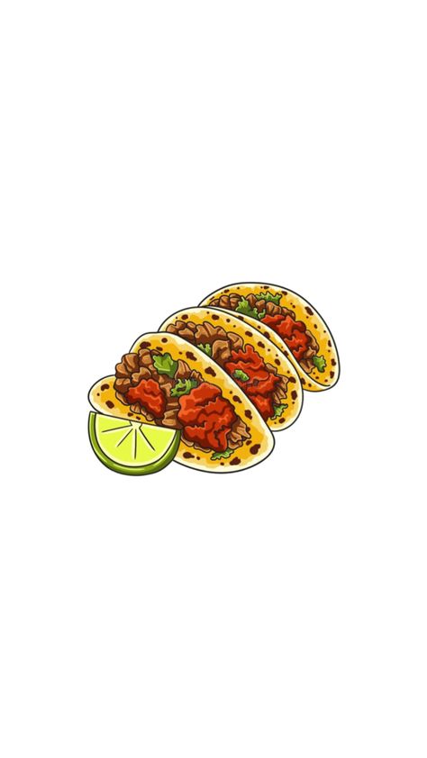 Mexican Tacos Aesthetic, Taco Aesthetic, Tacos Aesthetic, Mexican Tacos, Aesthetic Wallpaper, Aesthetic Wallpapers, Tacos, Wallpapers, Art