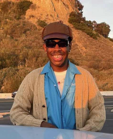 Tyler The Creator Smiling, Felicia The Goat, Tyler The Creator Outfits, Tyler The Creator Wallpaper, Masc Fashion, Steve Lacy, Erykah Badu, T Baby, Mens Outfit Inspiration