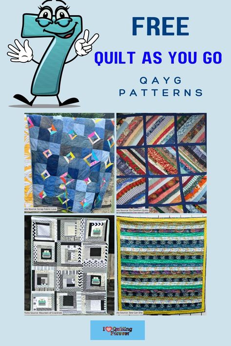 Top 7 Free Quilt As You Go Patterns ( 10 Bonus Patterns For Sale) Qayg Patterns Free, Quilt As You Go Blocks Pattern, Quilting As You Go, Free Quilt As You Go Patterns, Pattern Poole Quilt As You Go, Quilt As You Go Patterns, Quilt As You Go Blocks, Qayg Patterns, Quilting Patterns Free Templates