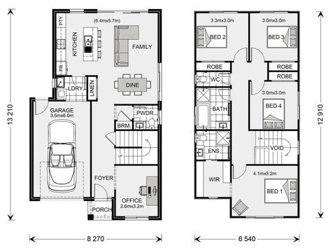 Small Houses Architecture, 200m2 House Floor Plans, Small Modular Homes, Small House Architecture, Small House Design Architecture, Architecture Set, House Design Trends, Small House Floor Plans, Tiny House Floor Plans