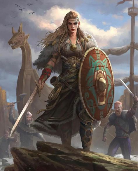 Viking Warrior Woman, Viking Character, The Sinister, Dragon Age Origins, Heroic Fantasy, Viking Woman, The Serpent, Viking Art, Viking Warrior