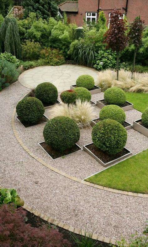 Arizona Backyard Landscaping, Landscape Shrubs, Circular Garden, Modern Garden Landscaping, Modern Landscape Design, Garden Area, Modern Garden Design, Training Videos, Have Inspiration