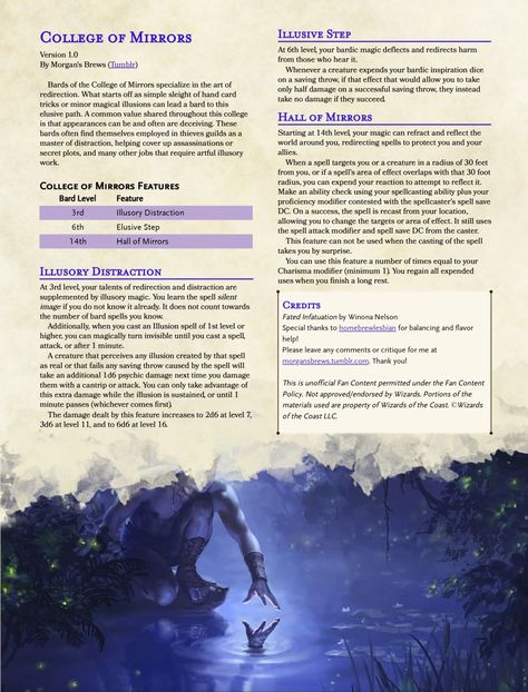 Bard Colleges Homebrew, Bard Subclasses, 5e Races, Homebrew Classes, Dnd 5, Dnd Bard, Dungeons And Dragons Rules, Evelynn League Of Legends, Punk Boy