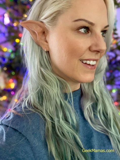 How to Apply Realistic Elf or Fairy Ears without Latex – Geek Mamas Ear Cuff Tutorial, Fairy Ears, Special Fx Makeup, Pointed Ears, Elf Ears, Cosplay Tutorial, Fx Makeup, Geek Culture, No Foundation Makeup