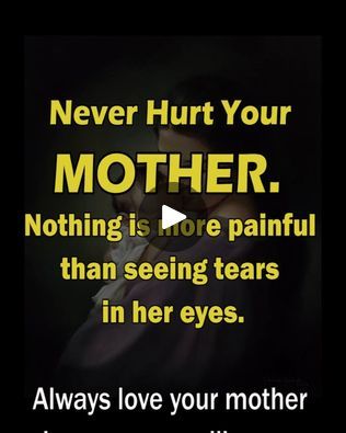 2K views · 307 reactions | Never hurt your MOTHER. Nothing is more painful than seeing tears in her eyes | Never hurt your MOTHER. Nothing is more painful than seeing tears in her eyes 🙏 | By Lead to Happiness | Facebook Her Eyes, Poetry