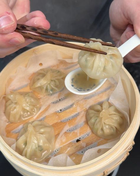 Chicken Soup Dumplings: Halal Chicken Xiao Long Bao! | Food Inbox Pork Soup Dumplings, Chicken Soup Dumplings, Dumpling Recipe For Chicken And Dumpling, Best Chicken Dumpling Soup, Chicken Dumpling Soup Gluten Free, Soup Dumplings, Chicken Dumpling Soup Healthy, Healthy Chicken Dumpling Soup, Bao Food