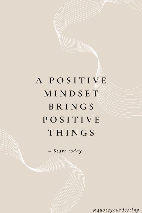 🌟 A positive mindset brings positive things. 🌟" In the grand symphony of life, your thoughts are the conductor. 🎶 When you embrace optimism, you set in motion a harmonious rhythm that attracts positivity in return. ✨ So, let your thoughts sparkle with hope, your heart resonate with gratitude, and watch as the universe dances to the tune of your positivity. 💃🕺 #PositiveMindset #Optimism #GoodVibesOnly #Attraction #Happiness #MindsetMatters #ChoosePositivity #BelieveInYourself Optimism Aesthetic, Relashionship Goals, Pretty Energy, Positive Mindset Quotes, Positive Morning Quotes, Positive Morning, Happy Mind Happy Life, Happy Mind, Life Vision