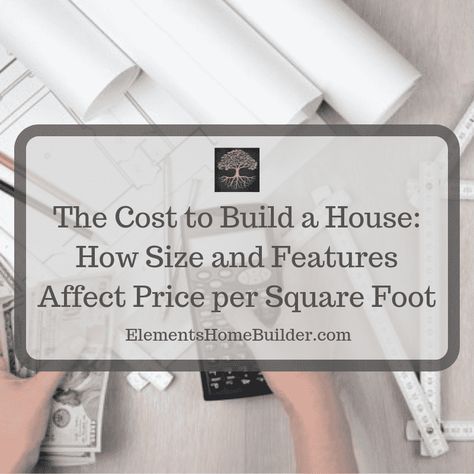 Cost To Build A House, Building A House Cost, Home Construction Cost, Build A House, Home Building Tips, Elements Design, Floor Plan Layout, Building Tips, Cost To Build