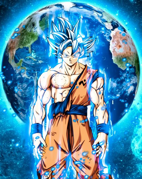 Protector of Earth by SatZBoom on DeviantArt Goku Ultra Instinct Wallpaper, Goku Art, Desenho Tom E Jerry, Goku Ultra Instinct, Captain America Wallpaper, Goku Y Vegeta, Goku Wallpaper, Super Goku, Dragon Ball Super Wallpapers