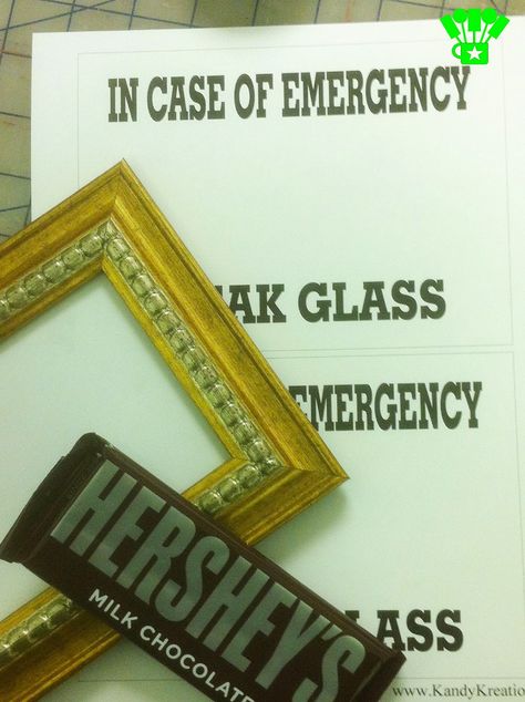 chocolate emergency kit diy Emergency Kit Gift Ideas, Emergency Kit Gift, Kit Gift Ideas, Emergency Chocolate, Hershey Candy Bars, Hershey Candy, 5x7 Picture Frames, Hershey Bar, Chocolate Flowers