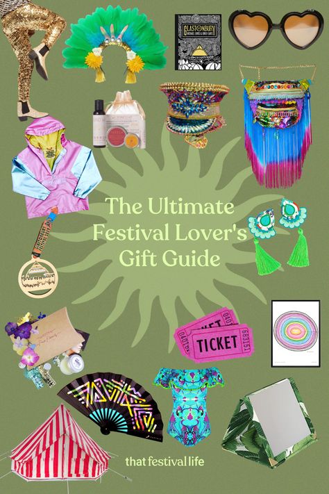 50+ Epic Gifts for Festival Goers [Updated for 2021] - That Festival Life • Worldwide Festival Blogger Festival Gifts Ideas, Affordable Festival Gift Bracelets, Cheap Festival Gift Sets, Festival Pouch Shoulder Bag As Gift, Festival Gift Bracelet Jewelry, Festival Bangle As A Gift, Festival Bag Essentials, Festival Activities, Birthday Presents For Men