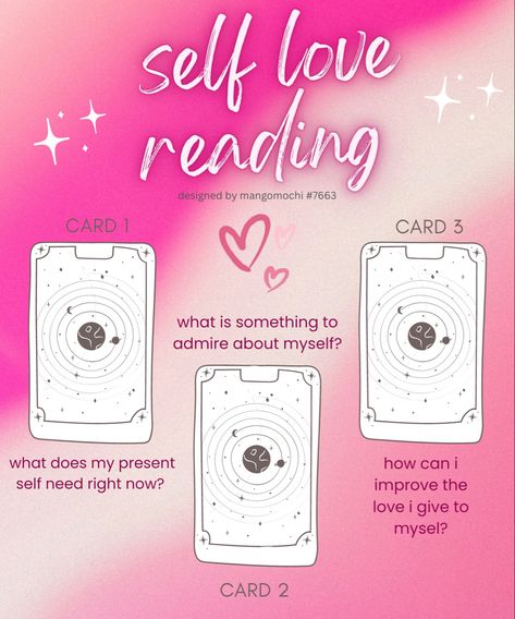 Witchcraft Self Love, Valentine’s Day Tarot Spread, Self Love Tarot Spread, Tarot Spreads Love, Self Love Tarot, Divination Magic, Love Tarot Spread, Oracle Card Spreads, Tarot Guidebook