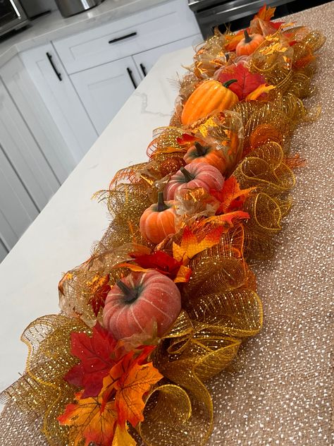 Fall thanksgiving autumn centerpiece Fall Craft Centerpieces, Thanksgiving Ceiling Decorations, Thanksgiving Event Decor, Garage Thanksgiving Dinner, Dollar Tree Crafts Thanksgiving, November Tablescapes, Fall Cubicle Decor Office, Thanksgiving Decorations Church, Church Thanksgiving Decorations