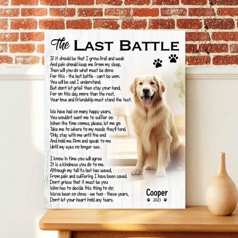 Dog Pool Party, Dog Heaven Quotes, Dog Memorial Gifts, The Last Battle, Dog Poems, Dog Sympathy Gifts, Dogs Stuff, Dog Quotes Love, Sympathy Quotes