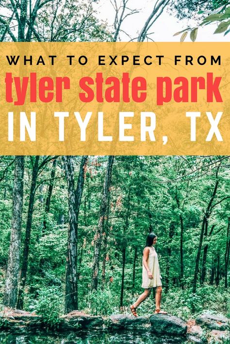 On our recent weekend trip to Tyler, TX, Harrison and I stopped at Tyler State Park. The park is about thirty minutes north of central Tyler. After a few hours exploring, we decided that it… Explore Texas, Texas State Parks, Texas Roadtrip, Texas Food, Tyler Texas, Tyler Tx, Texas Travel, Weekend Trip, Texas Hill Country