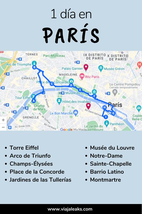 Un recorrido para 1 día en París con mapa. Paris Trip Outfits, Paris Trip Planning, 1 Day Trip, Disney Paris, Paris France Travel, Europe Trip Itinerary, Centre Pompidou, Paris Tours, Paris Photos