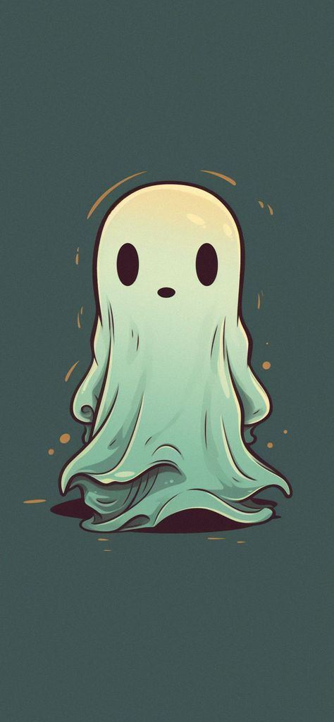 Cute Ghost Wallpaper, Dope Wallpaper, Ghost Wallpaper, Green Wallpapers, Green Ghost, Halloween Wallpaper Cute, Halloween Wallpapers, Stars Wallpaper, Ghost Cartoon