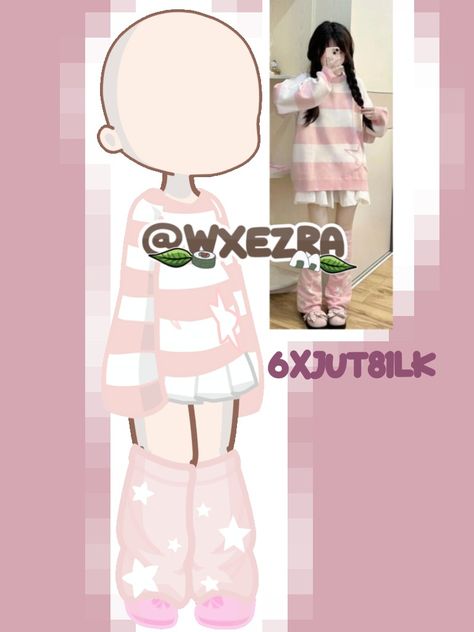 Gacha life 2 outfit idea! Free outfit to use!! Like and follow for more ideas! <3 Gacha Preppy Outfits, Pink Gacha Club Outfits Ideas, Feminine Gacha Outfits, Gc Outfit Ideas, Female Gacha Club Outfits, Cute Gacha Life 2 Outfits, Gacha Life Two Outfits, Gacha Outfits Codes, Gacha Life 2 Outfits Girl