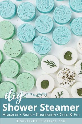 Diy Shower Melts, Shower Steamers Diy, Shower Fizzies, Shower Melts, Vicks Vapor Rub, Shower Tablets, Shower Aromatherapy, Vicks Vapor, Natural Showers