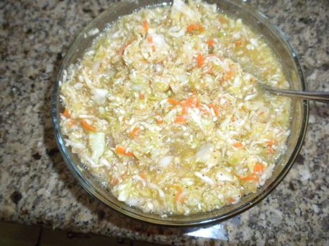 Amish Slaw Recipe, Lemon Cake Recipes, Kielbasa And Cabbage, Recipes With Ingredients, Slaw Dressing, Slaw Recipe, Cole Slaw, Lemon Cake Recipe, Hot Dog Recipes