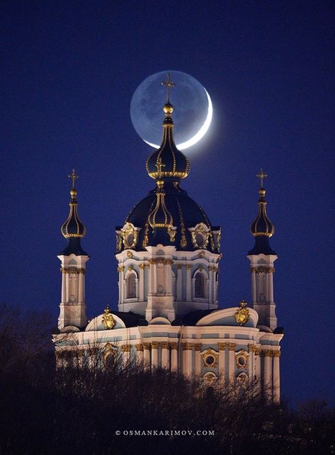 Photographer: Osman Karimov From: Cobblestone Freeway Tours Sweet Moon, Albania Travel, Ukraine News, Saint Andrews, Russian Orthodox, East Europe, Kiev Ukraine, St Andrews, The Saint