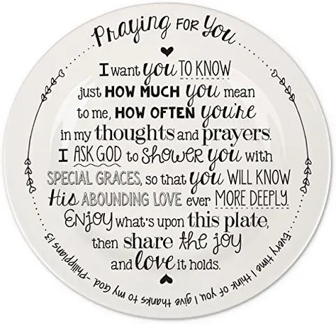 Amazon.com: the giving plate Charger Plate Crafts, Giving Plate, Thoughts And Prayers, Plates Diy, Plate Crafts, Ceramic Plate, Charger Plates, Dollar Store Crafts, Diy Birthday