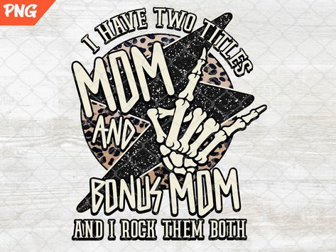 Bonus Mom Svg, Bonus Mom Shirt, Bio Mom, Mom And, Momma Shirts, Diy Screen Printing, Bonus Mom, Sublimation Svg, Cute Shirt Designs