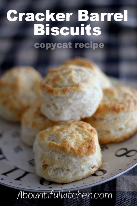 Every self-respecting southern girl should know how to make a batch of perfect buttermilk biscuits! :) I made these today and they're SO much better than Cracker Barrel's! I used my own home-rendered lard instead of shortening (Yucky stuff!) and White Lily Self Rising flour. WONDERFUL! Cracker Barrel Biscuits, Hands Pulling, Best Copycat Recipes, Copycat Kfc, Easy Biscuits, A Bountiful Kitchen, Cracker Barrel Recipes, Bountiful Kitchen, Diy Joy