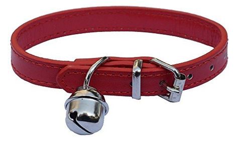 Red Leather Pet collars for CatsBaby Puppy DogAdjustable 8105 Kitten Collar with Bell -- Check this awesome product by going to the link at the image.(This is an Amazon affiliate link and I receive a commission for the sales) Baby Puppy, Collar With Bell, Kitten Collar, Cat Dander, Kitten Collars, Dog Odor, Cat Food Storage, Dog Shower, Dog Diapers