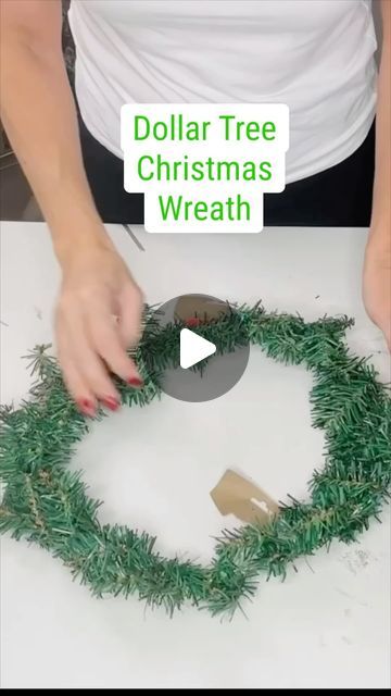 Easy Christmas Wreaths Diy Dollar Stores, Joy Door Hanger, Dollar Tree Wreath Ideas Easy Diy, Dollar Store Outdoor Christmas Decor, Dollar Store Snowman Wreath, Easy Winter Wreaths Diy, Diy Christmas Wreath Dollar Tree, How To Make Wreaths Step By Step, Dollar Tree Garland Ideas