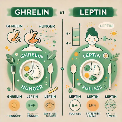 Did you know your body has two hormones that control hunger and fullness?

Ghrelin = The hunger hormone 🧠, signals when to eat.
Leptin = The fullness hormone 🥗, tells you when to stop.
Keep these hormones balanced with proper sleep, a healthy diet, and mindful eating! 🧘‍♀️💪 Save this pin for quick tips on managing hunger and energy. 💡
#HungerHormones Control Hunger Tips, Clinic Branding, When To Eat, Hormone Replacement, Mindful Eating, Hormone Balancing, The Hunger, Healthy Diet, Did You Know