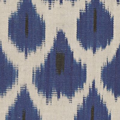 Fabrics Flowers, Woven Curtains, Indigo Ikat, Blue Fabrics, Custom Made Curtains, Curtains And Blinds, Butlers Pantry, Ikat Design, Textile Pattern Design