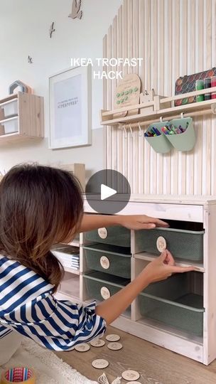 590K views · 1.3K reactions | IKEA TROFAST - HACK 🤩 #DIYdecor #homedecor #handmade #homediy #decorideas #DIYHomeProjects #HandmadeHome #diy #ikea #ikeahack | My Decor Style | French Fuse · Space Ikea Trofast Desk, Trofast Diy, Ikea Trofast, Diy Ikea, Kids' Desk, Ikea Hack, Handmade Home, Decor Styles, Diy Decor