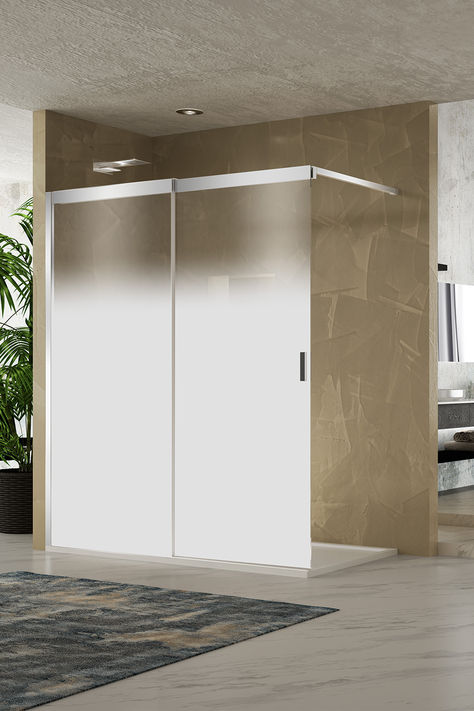 Walk In shower enclosure - Duka Space Bathroom, Walk In Shower Enclosures, Shower Cabin, Shower Enclosures, The Walk, White Furniture, The Shower, Shower Enclosure, Sliding Door