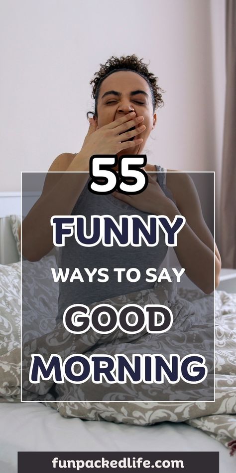 Brighten your day with these 55 funny ways to say good morning! From quirky quotes to playful greetings, start your day with a smile. Perfect for sharing with friends! Funny Morning Quotes Humor Laughing, Good Morning Co Workers Funny, Have An Awesome Day Funny, Have A Good Day At Work Funny, Funny Good Morning Quotes For Friends, Funny Ways To Say Hello, Morning Funny Quotes Wake Up, Good Morning Gifs Funny Hilarious, Funny Good Morning Images Hilarious