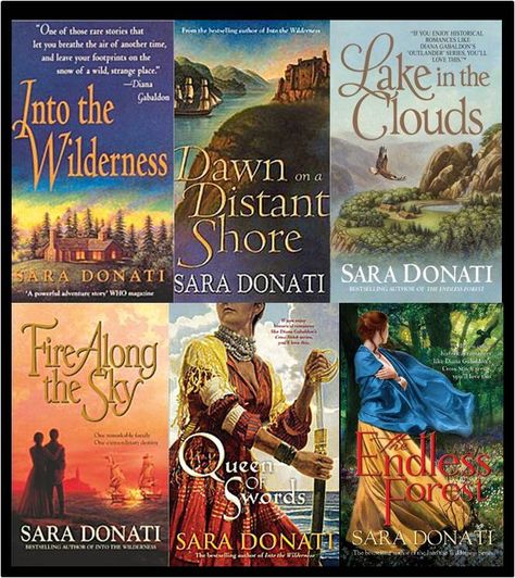 If you love Diana Gabaldon, you'll love this similar series from Sara Donati... the author even tips her hat to her as an influence with a reference to 'Claire - the White Witch - and her Scottish husband Jamie' The White Witch, Beautiful Book Covers, White Witch, Diana Gabaldon, Good Buddy, Outlander Series, The Wilderness, Library Books, Historical Fiction