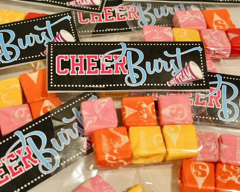 Cheerleading Treats, Cheerleading Snacks, Cheer Swag, Cheer Gift Bags, Cheerleading Team Gifts, Cheer Snacks, Cheer Treats, Cheer Competition Gifts, Cheer Crafts