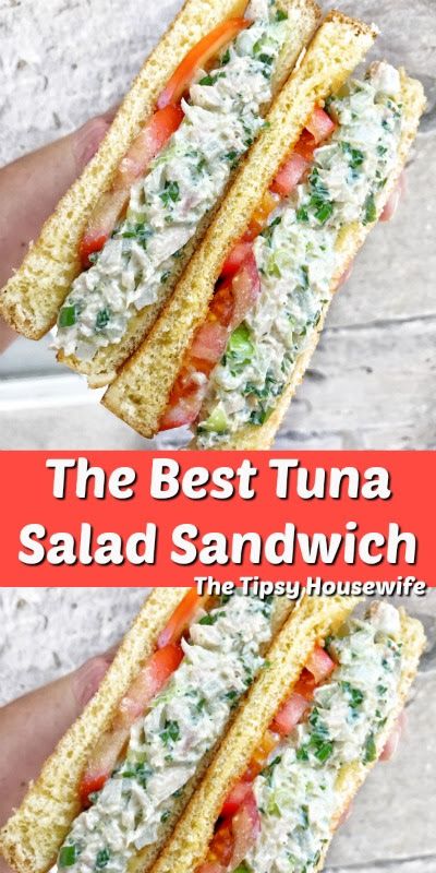 The Best Tuna Salad, Tuna Salad Sandwich Recipe, Tuna Sandwich Recipes, Tuna Melt Recipe, Best Tuna Salad, Salad Sandwich Recipe, Tuna Salad Sandwich, Melt Recipe, Tuna Sandwich