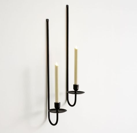 Post Image Wall Mounted Candle Holders, Floating Candle Centerpieces, Wall Candle, Bronze Wall, Wall Candle Holders, Iron Candle, Candle Wall Sconces, Taper Candle Holders, Wall Candles