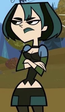 Green Hair Character Cartoon, Green Hair Cartoon Characters, Green Hair Halloween Costumes, Short Hair Characters, Green Haired Characters, Green Hair Character, Sick Cartoon, Gwen And Duncan, Gwen Total Drama Island