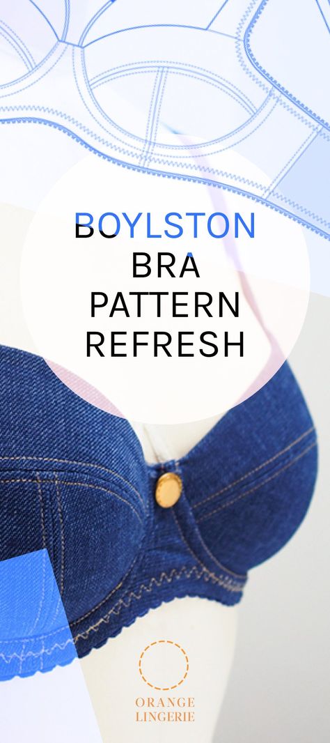 A Refreshed Boylston Bra Pattern! - Orange Lingerie Boylston Bra Pattern, Bra Pattern Sewing, Bra Patterns, Stylish Sewing Patterns, Sewing Bras, Bra Sewing Pattern, Lingerie Patterns, Diy Bra, Bra Sewing