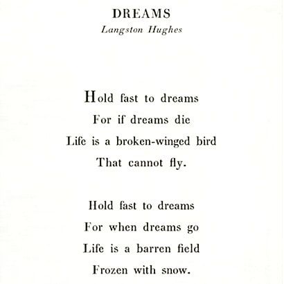 Reposting @frankarcadio: Langston Hughes - Dreams Deferred  #langstonhughes #dreamsdeferred #dreams #dream #deferred #poem #poems #poetry #writing #writers #writer #write #quotes #quote #inspiration #inspirationalquotes #blackhistory #blackhistoryfacts #blackhistory365 Dreams By Langston Hughes, Dreams Langston Hughes, Poems With Author, Poems About Dreams, Doterra Supplements, Langston Hughes Poetry, Langston Hughes Quotes, Langston Hughes Poems, Black Poetry