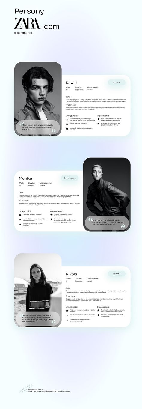 Persona Profile Design, Ux User Persona, Ux Persona Design, Person Introduction Design, Persona Template Design, Ux Persona, User Persona Design Templates, Persona Ux Design, Persona Layout